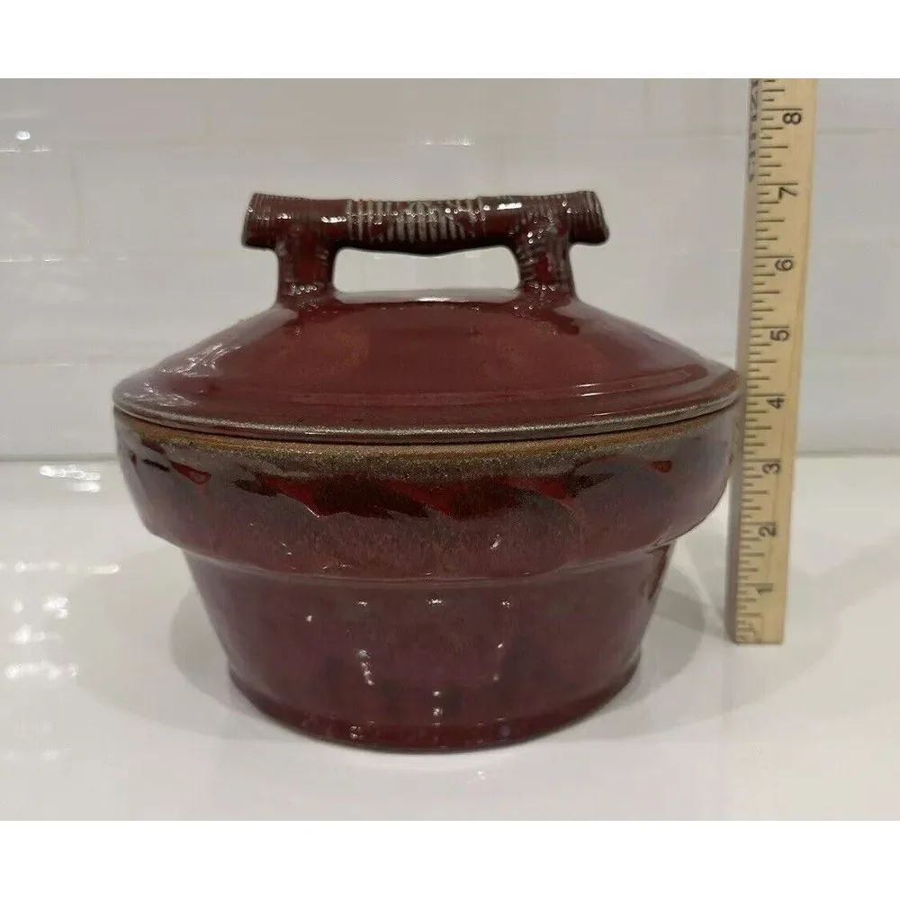 David Norton Handmade Pottery VEGETABLE /  SEAFOOD STEAMER‎ Signed